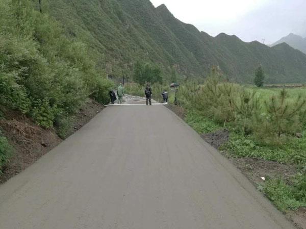 山西襄垣潞安集團氣化渣修路